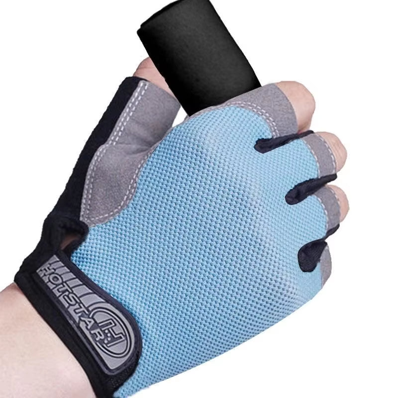 Cycling Gloves anti Slip Half Fingerless