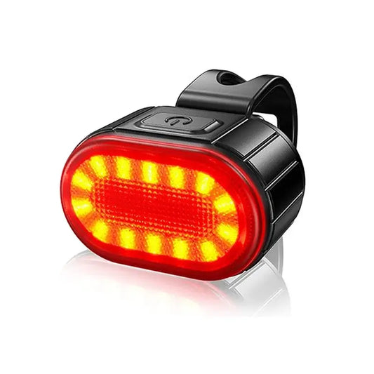 USB Rechargeable LED Bike Light Set – Waterproof Front & Rear Safety Lights