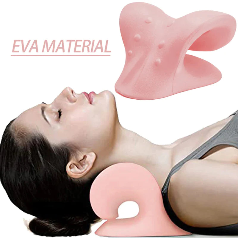 neck and shoulder traction pillow