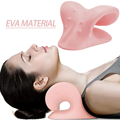 neck and shoulder traction pillow
