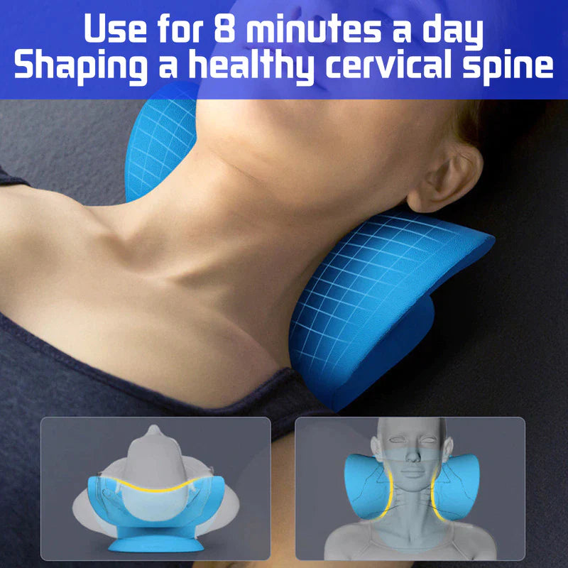 neck and shoulder traction pillow