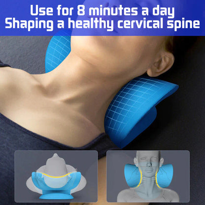neck and shoulder traction pillow