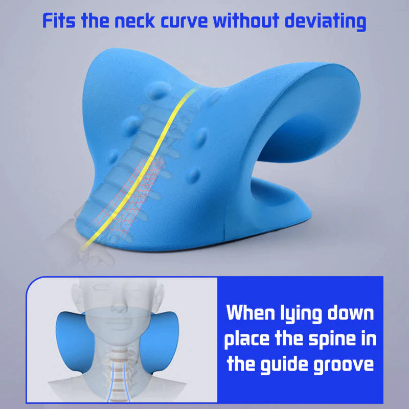 neck and shoulder traction pillow