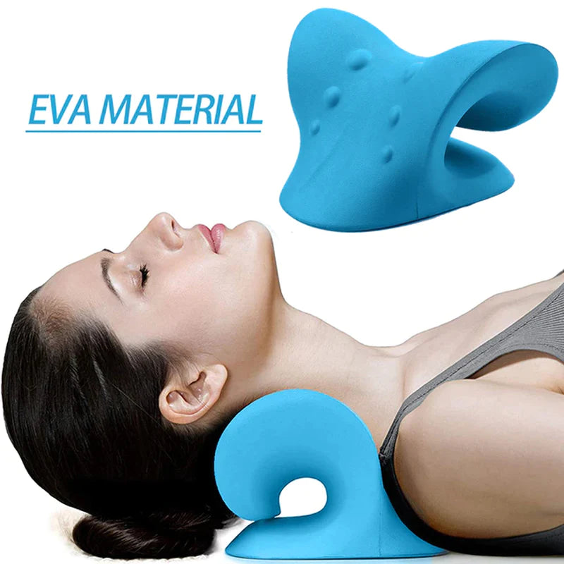 neck and shoulder traction pillow