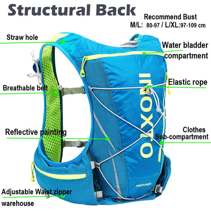 8L Running Hydration Vest Backpack Men Women Outdoor