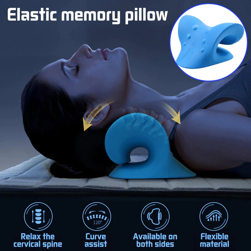 neck and shoulder traction pillow