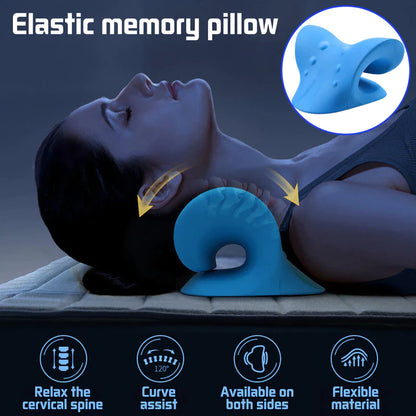 neck and shoulder traction pillow