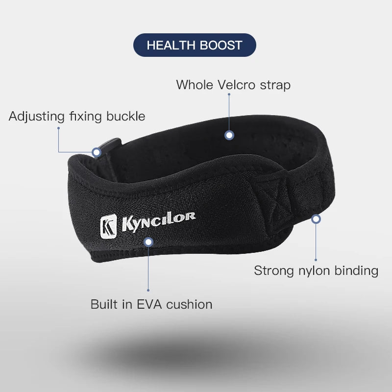 Adjustable Patellar Tendon Knee Strap Brace — Shock-Absorbing Compression Support (1 Piece)