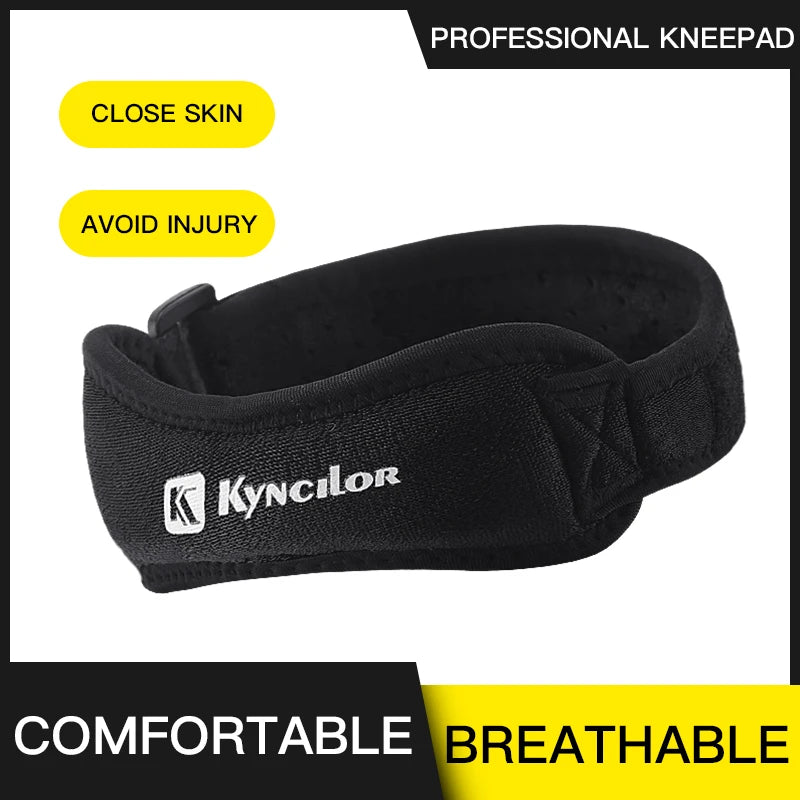 Adjustable Patellar Tendon Knee Strap Brace — Shock-Absorbing Compression Support (1 Piece)