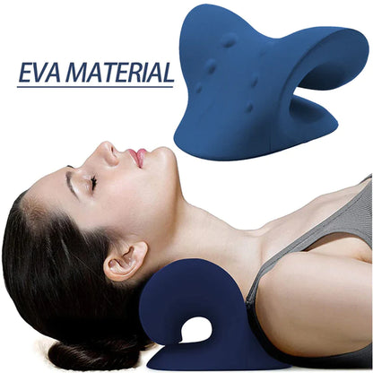 neck and shoulder traction pillow