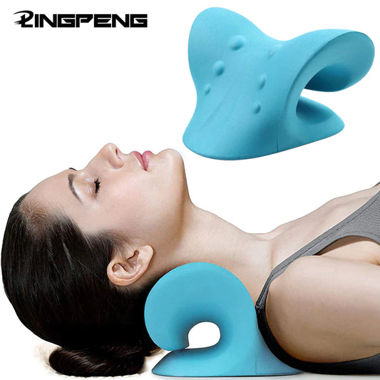 neck and shoulder traction pillow