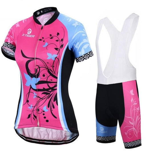 Summer Women MTB Bike Cycling Clothing Set